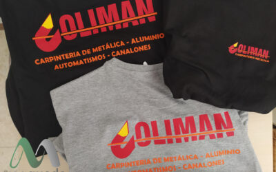 Camisetas laborales para la empresa Colimán de Estepa