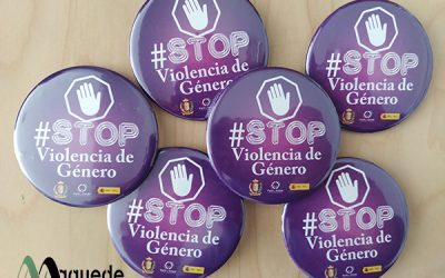 150 chapas «Stop violencia de género» para el Ayuntamiento de Estepa