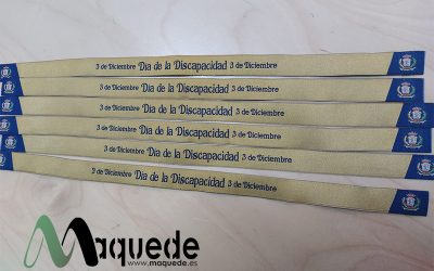 500 pulseras bordadas para el Ayuntamiento de Estepa
