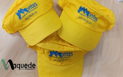 300 gorras promocionales para la empresa Los Montes de Colmenar (Málaga)
