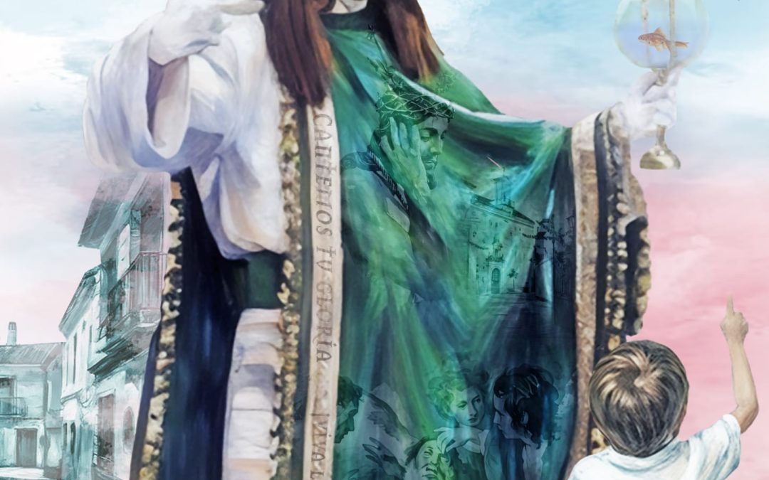 Diseño del cartel anunciado del 50º Aniversario de la Historia de Tobías de Puente Genil