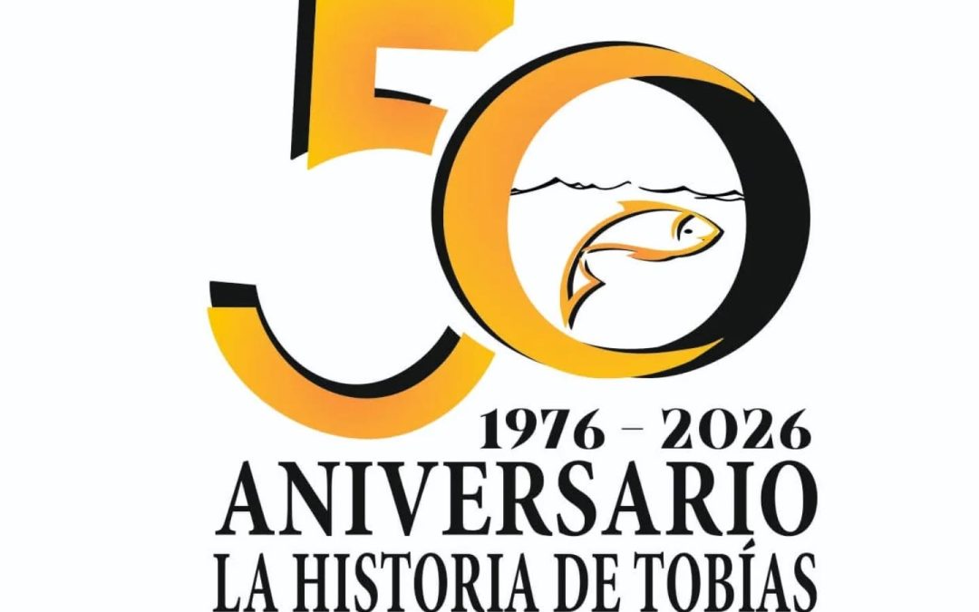 Diseño del logotipo del 50º Aniversario de la Historia de Tobías – El Pez