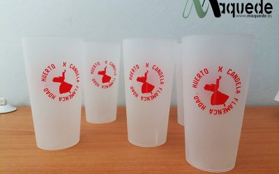 1.600 vasos personalizados para la Hermandad del Huerto de Puente Genil